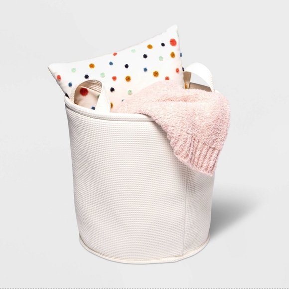 Extra Large Waffle Storage Basket Cream- Pillowfort - Picture 3 of 5